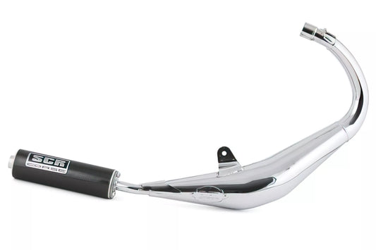 SCR Corse SM Chrome 50cc Carbon Avgassystem AM6