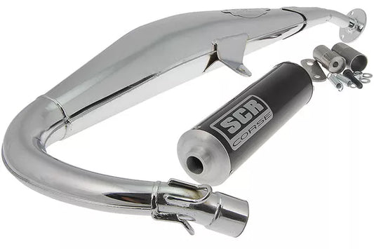 SCR Corse SM Chrome 50cc Avgassystem AM6