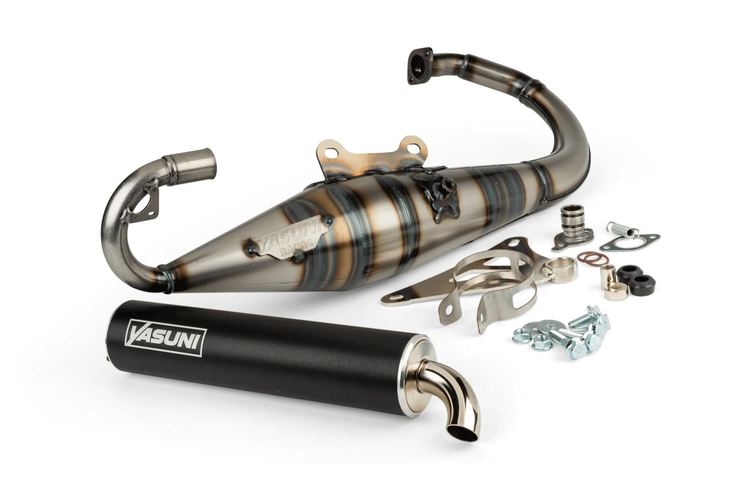 Yasuni R-Pro (Svart) Avgassystem Yamaha BW's - Minarelli Vertikal