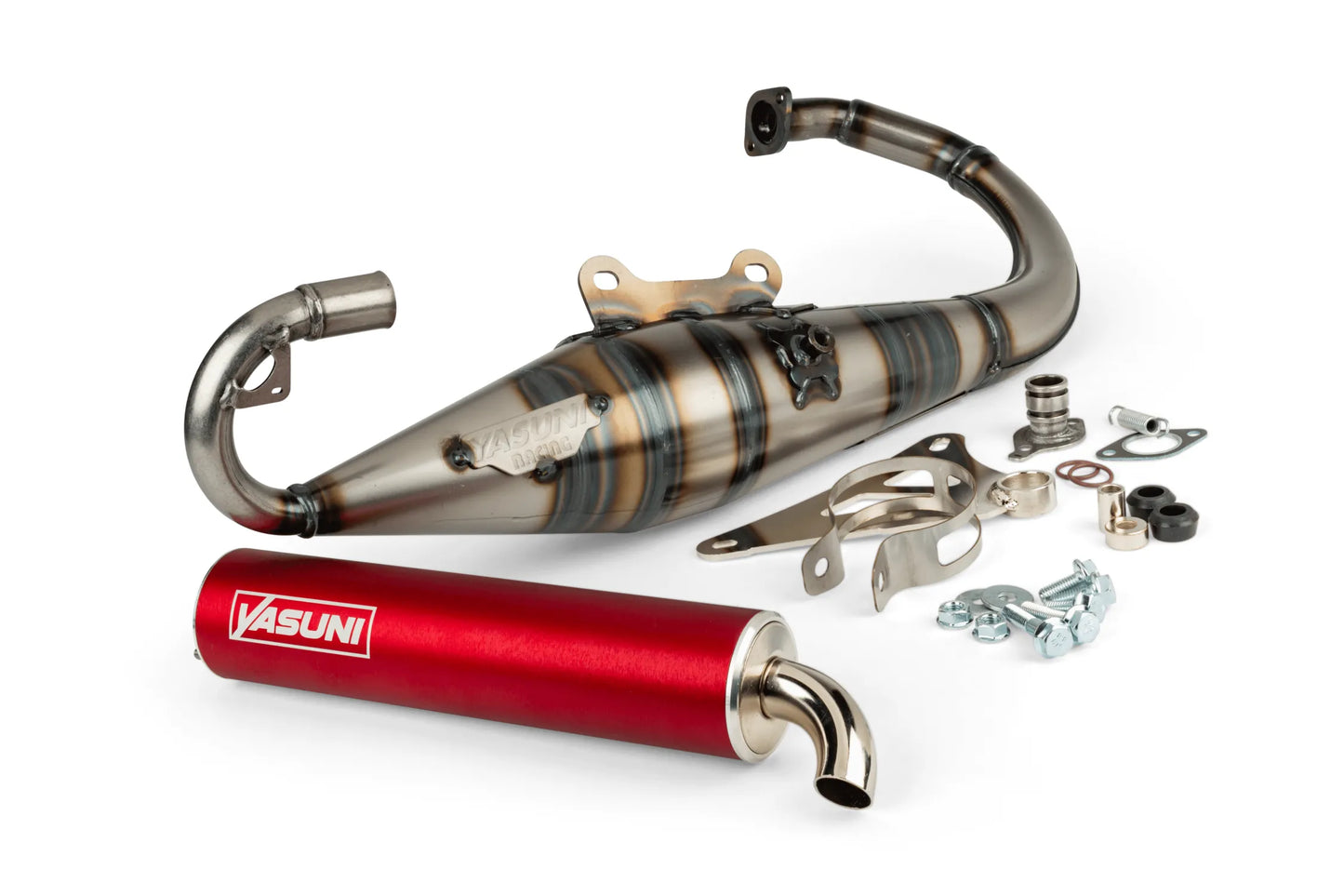 Yasuni R-Pro (Röd) Avgassystem Yamaha BW's - Minarelli Vertikal