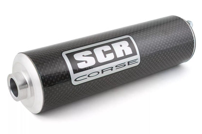 SCR Corse SM Chrome 50cc Carbon Avgassystem AM6