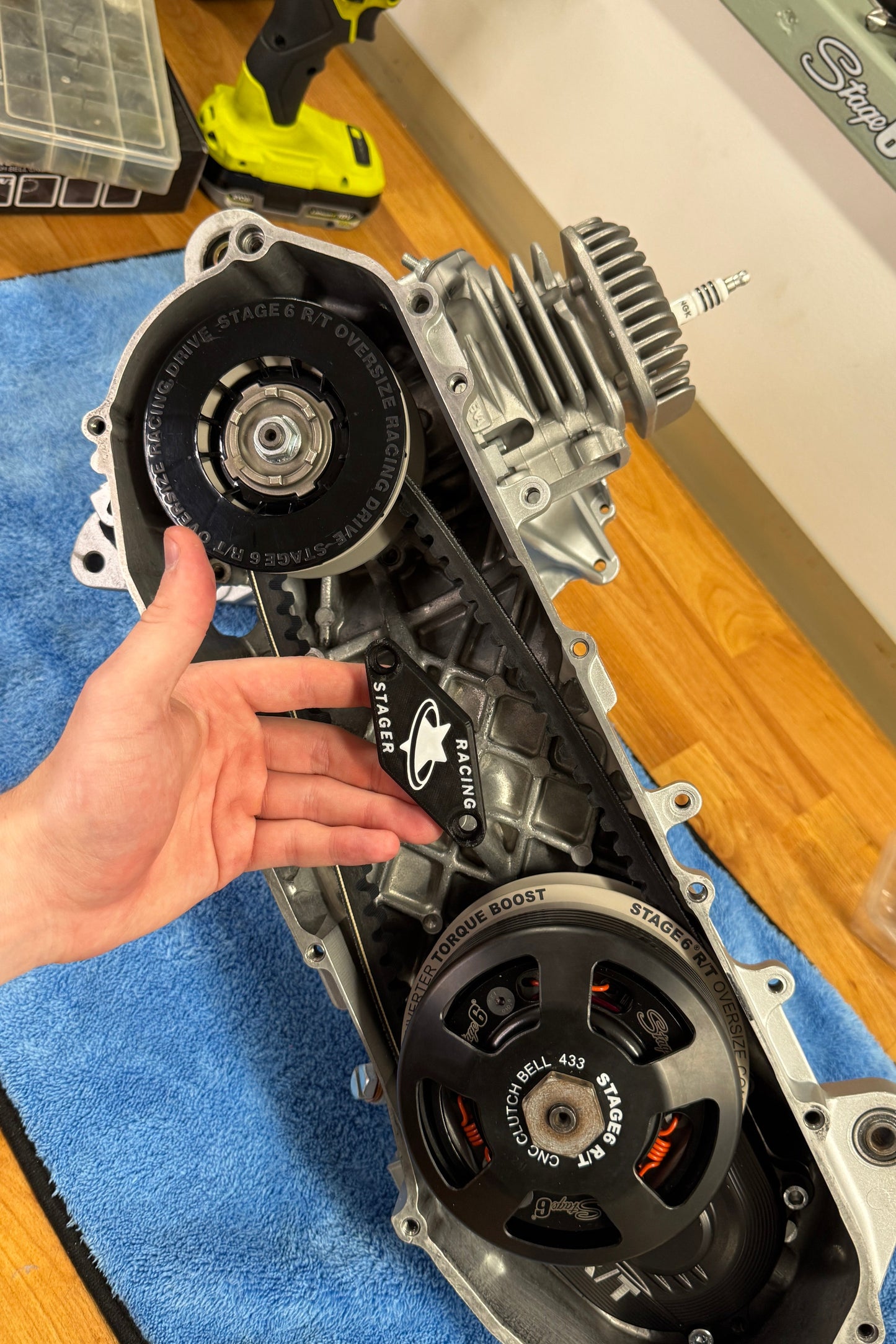 Stager Racing Startmotorkåpa Minarelli